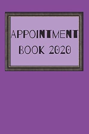 appointment book 2020 appointment book for salons spas hair stylist beauty barber appointment book with times