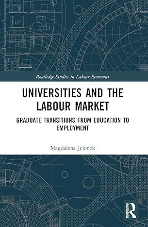 universities and the labour market 1st edition magdalena jelonek 0367742284, 978-0367742287