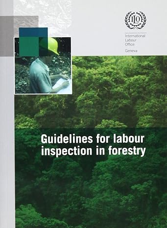 guidelines for labour inspection in forestry 1st edition  9221180816, 978-9221180814