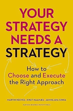 your strategy needs a strategy how to choose and execute the right approach 1st edition martin reeves ,knut