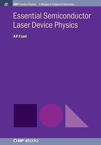 essential semiconductor laser physics 1st edition a f j levi 164327029x, 978-1643270296
