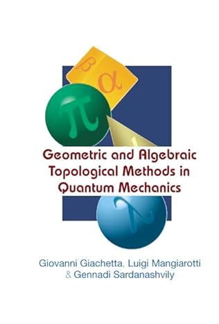 geometric and algebraic topological methods in quantum mechanics 1st edition giovanni giachetta ,luigi