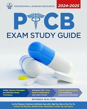 ptcb exam study guide ace the pharmacy technician certification exam with a high pass rate on your first try