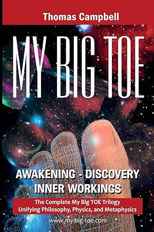 my big toe a trilogy unifying philosophy physics and metaphysics awakening discovery inner workings 1st