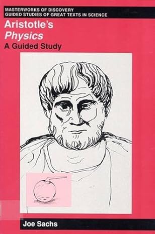 aristotles physics a guided study includes a new translation edition joe sachs 0813521912, 978-0813521916