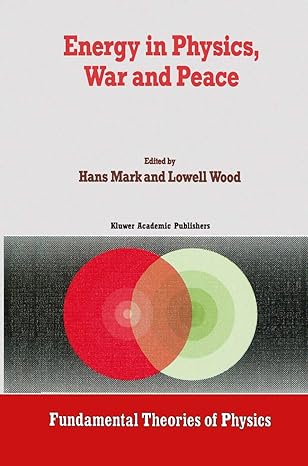 energy in physics war and peace a festschrift celebrating edward tellers 80th birthday 1988th edition hans