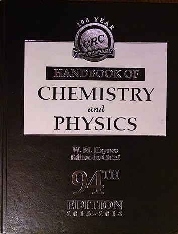crc handbook of chemistry and physics 94th edition william m haynes 1466571144, 978-1466571143