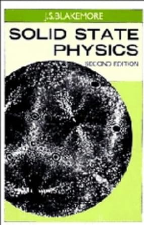 solid state physics 2nd edition j s blakemore 0521309328, 978-0521309325