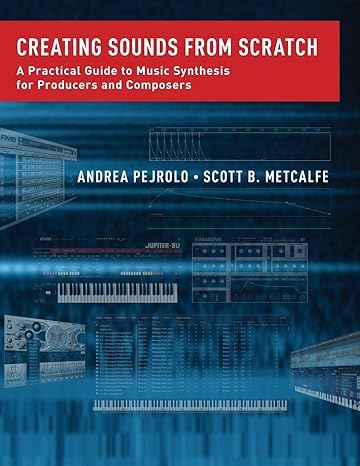 creating sounds from scratch a practical guide to music synthesis for producers and composers 1st edition