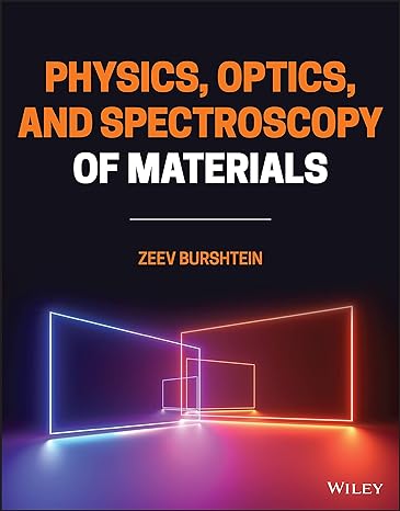 physics optics and spectroscopy of materials 1st edition zeev burshtein 111976873x, 978-1119768739