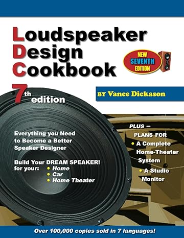 loudspeaker design cookbook 6th edition vance dickason 1882580338, 978-1882580330