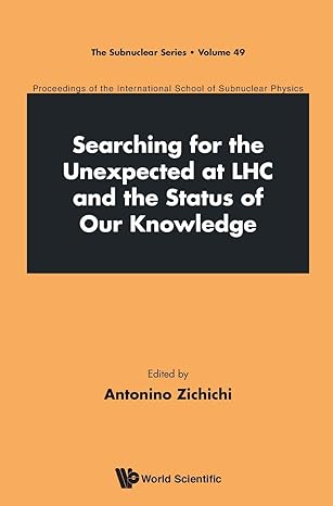 searching for the unexpected at lhc and the status of our knowledge proceedings of the international school