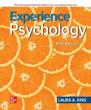 ise experience psychology 5th edition laura a king professor 1266138196, 978-1266138195