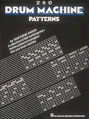 260 drum machine patterns 1st edition various 0881888877, 978-0881888874