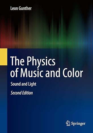 the physics of music and color sound and light 2nd edition leon gunther 3030192180, 978-3030192181