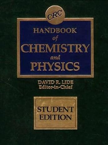 crc handbook of chemistry and physics special 77th edition david r lide 0849305969, 978-0849305962