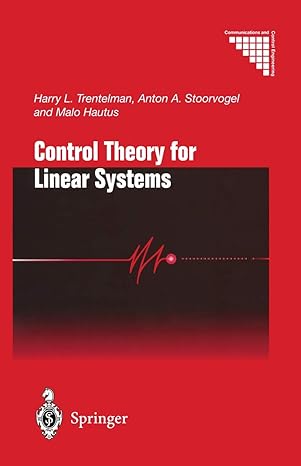 control theory for linear systems 2001st edition h l trentelman ,anton stoorvogel ,malo hautus 1852333162,