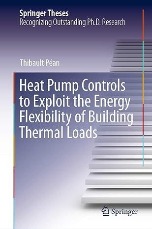 heat pump controls to exploit the energy flexibility of building thermal loads 1st edition thibault pean