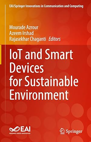 iot and smart devices for sustainable environment 1st edition mourade azrour ,azeem irshad ,rajasekhar