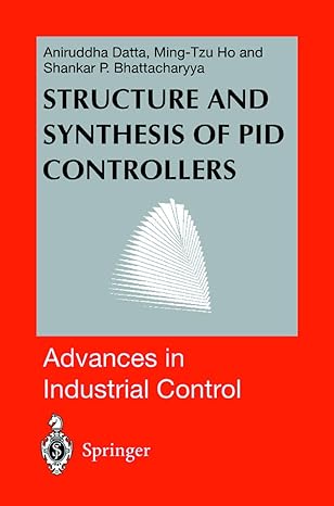 structure and synthesis of pid controllers 2000th edition aniruddha datta ,ming tzu ho ,shankar p