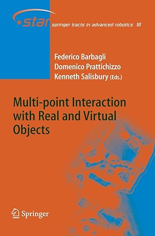 multi point interaction with real and virtual objects 2005th edition federico barbagli ,domenico prattichizzo