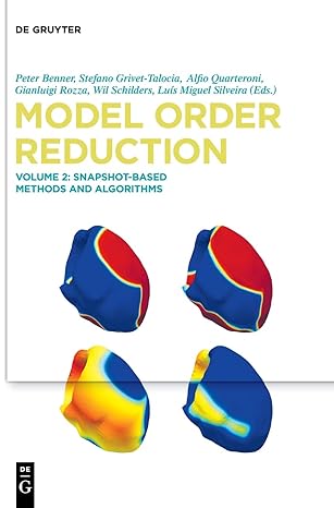 snapshot based methods and algorithms 1st edition peter benner ,et al 3110671409, 978-3110671407
