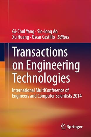transactions on engineering technologies international multiconference of engineers and computer scientists