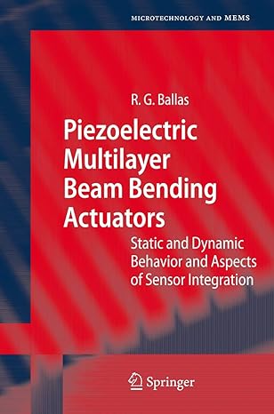 piezoelectric multilayer beam bending actuators static and dynamic behavior and aspects of sensor integration