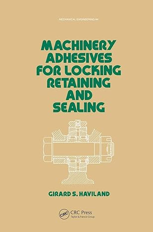 machinery adhesives for locking retaining and sealing 1st edition g s haviland 0824774671, 978-0824774677