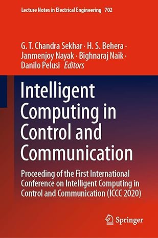 intelligent computing in control and communication proceeding of the first international conference on