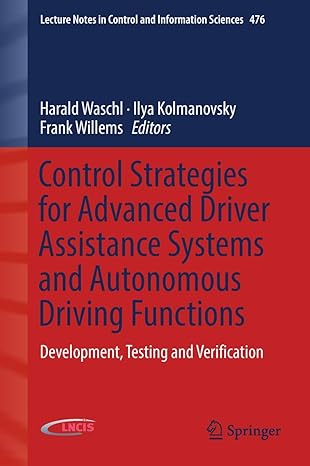 control strategies for advanced driver assistance systems and autonomous driving functions development