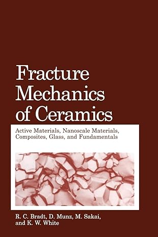 fracture mechanics of ceramics active materials nanoscale materials composites glass and fundamentals 2005th