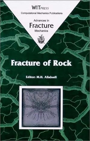 fracture of rock 1st edition m h aliabadi 1853125423, 978-1853125423