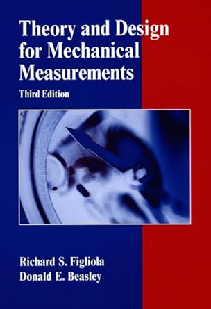 theory and design for mechanical measurements 3rd edition richard s figliola ,donald e beasley 0471350834,