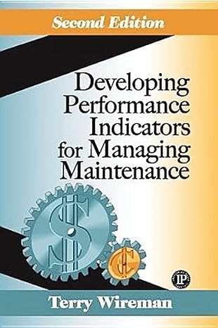 developing performance indicators for managing maintenance 2nd edition terry wireman 0831131845,