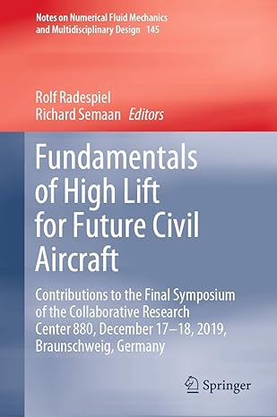 fundamentals of high lift for future civil aircraft contributions to the final symposium of the collaborative
