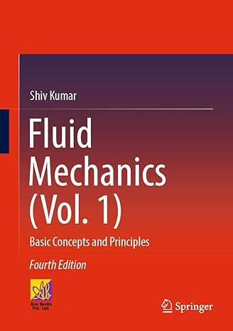 fluid mechanics basic concepts and principles 4th edition shiv kumar 3030997618, 978-3030997618