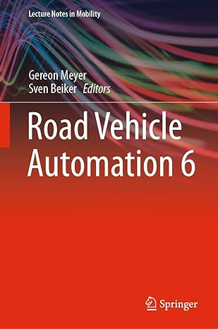 road vehicle automation 6 1st edition gereon meyer ,sven beiker 3030229327, 978-3030229320