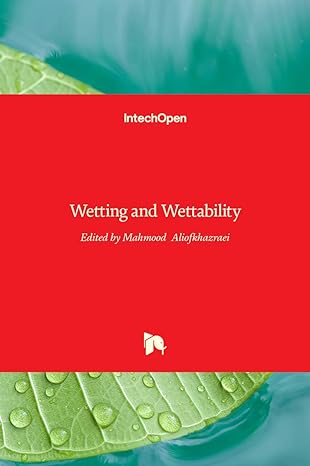 wetting and wettability 1st edition mahmood aliofkhazraei 9535122150, 978-9535122159