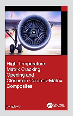 high temperature matrix cracking opening and closure in ceramic matrix composites 1st edition longbiao li