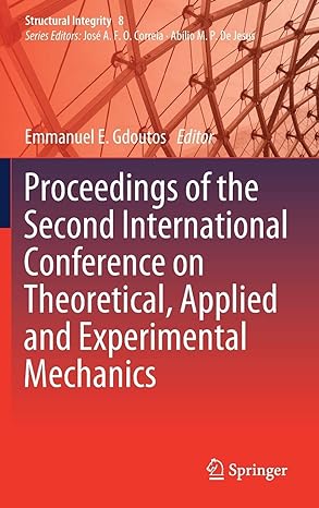 proceedings of the second international conference on theoretical applied and experimental mechanics 1st