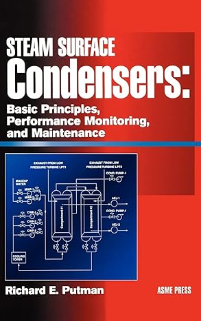 steam surface condensers basic principles performance monitoring and maintenance 1st edition richard e putman