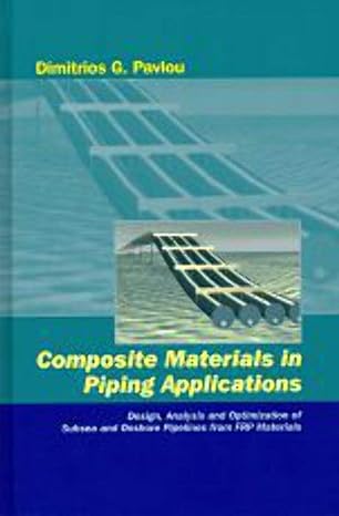 composite materials in piping applications design analysis and optimization of subsea and onshore pipelines