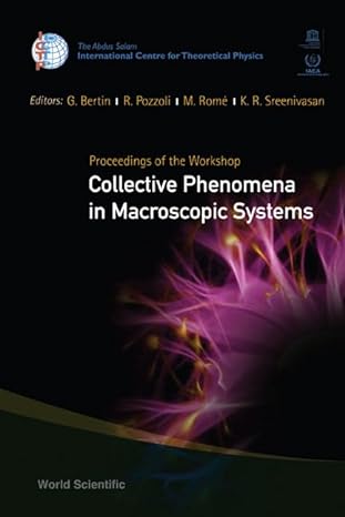 collective phenomena in macroscopic systems proceedings of the workshop 1st edition roberto pozzoli ,giuseppe