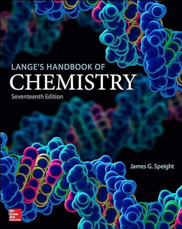 langes handbook of chemistry 17th edition james speight 125958609x, 978-1259586095