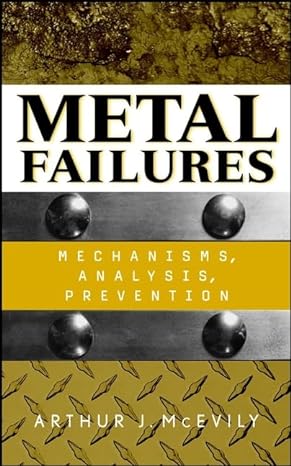 metal failures mechanisms analysis prevention 1st edition a j mcevily 0471414360, 978-0471414360