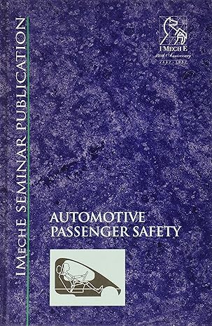 automotive passenger safety 1st edition pep 1860580424, 978-1860580420