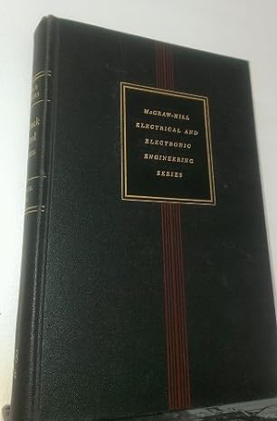 feedback control systems servomechanisms and automatic regulators 1st edition and robert m saunders bruns,