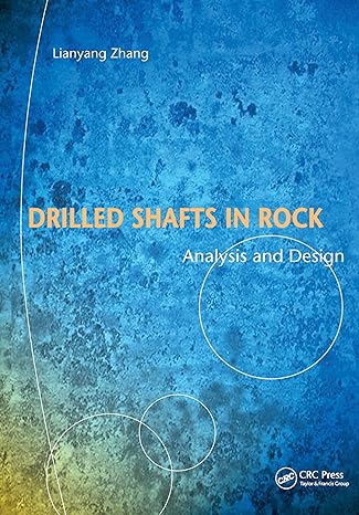 drilled shafts in rock analysis and design 1st edition lianyang zhang 9058096505, 978-9058096500