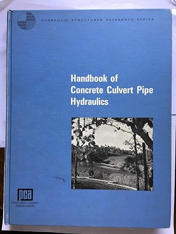 handbook of concrete culvert pipe hydraulics 1st edition portland cement association b000bcz6vk